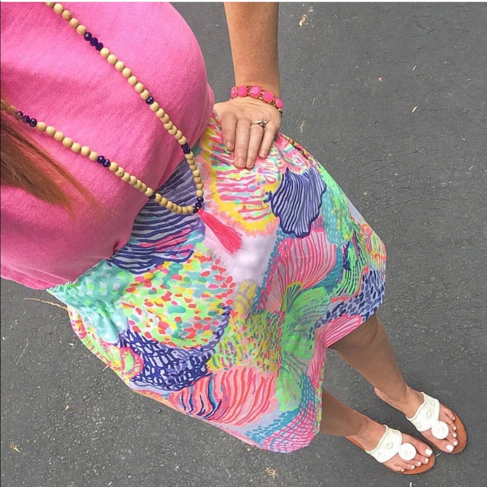 *sold* Handmade Skirt Lilly Pulitzer Fabric